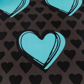 Poszewka na poduszkę z mikrofibry KASUGA 70x90 cm, turkusowa