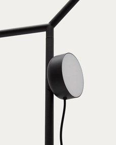 Czarna lampa stojąca LED ze ściemniaczem (wysokość 160 cm) Orey – Kave Home