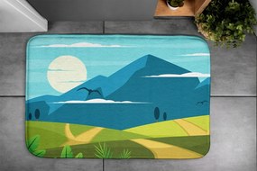 Dywanik do łazienki Dywanik do łazienki góry widok