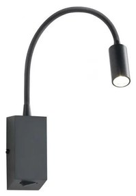 Redo 01-1194 - LED Elastyczna lampka HELLO LED/3W/230V czarny