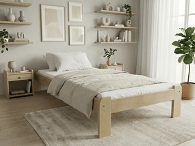 Łóżko ADA 90 x 200 cm, sosna Stelaż: Ze stelażem listwowym rolowanym, Materac: Materac Sommera