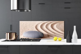 Panel Szklany do Kuchni Struktura Warstwowa Piaskowca