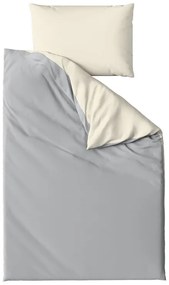 PrzytulneMieszkanie.pl PrzytulneMieszkanie.pl Bawełniana pościel MONOCHROMATIC kremowo-szara Rozmiar pościeli: 70 x 90 cm | 140 x 200 cm