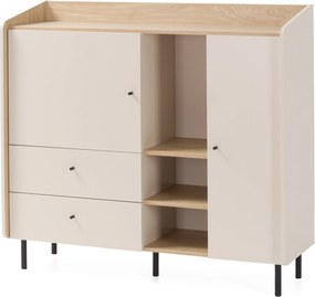 Komoda VETTA 125 cm do Salonu Sypialni Odcienie beżu