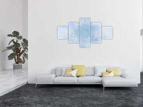 Obraz - Zimowa mandala (125x70 cm)