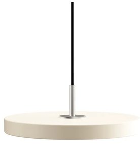 Kremowa lampa wisząca LED z metalowym kloszem ø 31 cm Asteria Mini – UMAGE