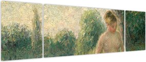 Obraz - Camille Pissarro, The Bather, reprodukcje (170x50 cm)