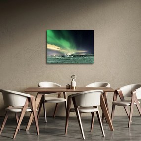 Obraz zorzy polarnej (70x50 cm)