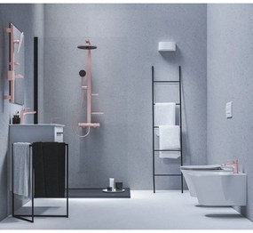 Lustro z półką/z wieszakiem ścienne ø 20,5 cm ALU+ – Ideal Standard