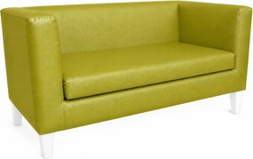 Sofa Monaco : Kolor nogi - Biała, Kolor tkaniny - EKO-SKÓRA - 5D, Typ tkaniny - Eko-skóra , Wysokość nogi - 15 cm