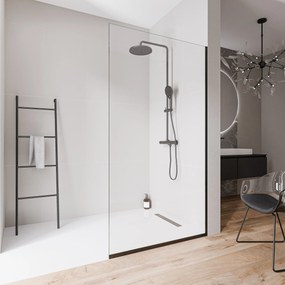 Ścianka prysznicowa Walk-In EX102-2 bezpieczne szkło Nano 10mm