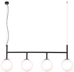 Loftowa lampa wisząca nad stół poczwórna - S767-Menser