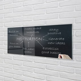 Szklany Panel Tablica z Motywacją