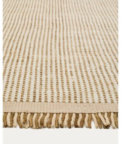 Beżowy wełniany dywan dwustronny tkany ręcznie 160x230 cm Blart – Kave Home