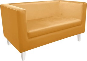 Sofa Monaco : Kolor nogi - Biała, Kolor tkaniny - VELVET - MG15, Typ tkaniny - Velvet, Wysokość nogi - 20 cm
