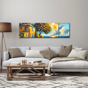 Obraz - Dom z pomarańczami I. (170x50 cm)
