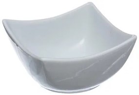 Zestaw do dipów, porcelanowe miseczki na bambusowej tacy