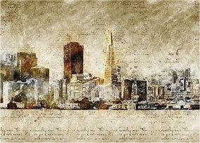 Obraz - Artystycznie ukształtowane miasto (70x50 cm)