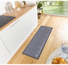 Szary chodnik Zala Living Kitchen, 50x150 cm