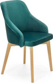 Tapicerowane krzesło do jadalni na drewnianych nogach Toledo 2 Halmar