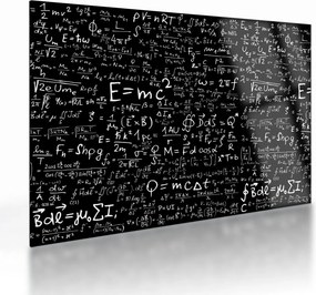 Obraz na szkle - Matematyka (70x50 cm)