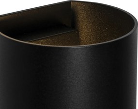 Inteligentna lampa ścienna czarna z WiFi G9 - Sabbio