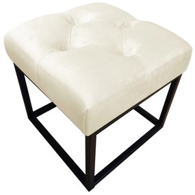 Pufa CHESTERFIELD LOFT ławka podnóżek metal MG50