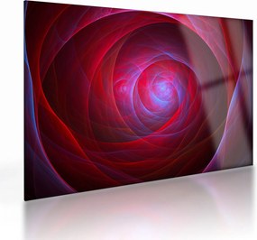 Obraz na szkle - abstrakcyjny obraz oczu (70x50 cm)