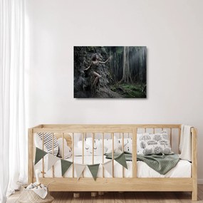 Obraz na szkle - Leśna wróżka (70x50 cm)