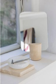 Kremowa szklana mydelniczka Opal – Mette Ditmer Denmark