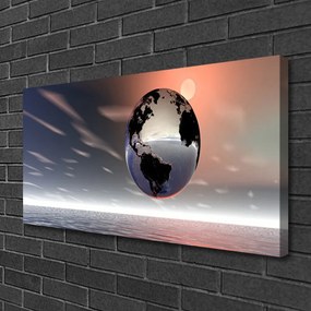 Obraz canvas na ścianę Artystyczna Wizja Planety Ziemia