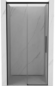 Mexen Rox drzwi prysznicowe rozsuwane 130 cm, transparent, czarne - 8C2-130-000-70-00
