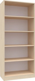 Regał biurowy z półkami Simple, 80x40x185 cm, index 80-5P