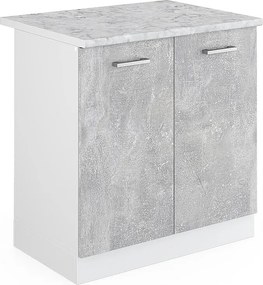 Szafka pod zlew beton 80x60x81.6 r-line