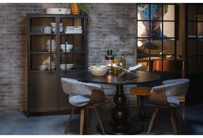 Czarna metalowa komoda BePureHome Exhibit