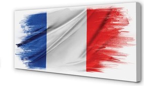Obraz drukowany na płótnie Flaga Francji