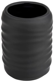 Czarny kubek na szczoteczki do zębów ceramiczny Illana – Wenko