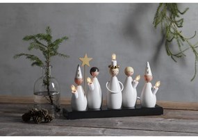 Czarno-biała dekoracja świetlna do kontaktu Luciakör – Star Trading