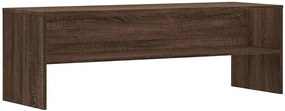 Szafka minimalistyczna pod tv brązowy z półką dąb T9-E10