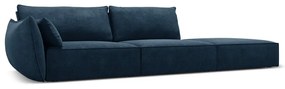 Ciemnoniebieski szezlong (lewostronny) Vanda – Mazzini Sofas