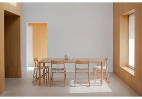 Stół z litego drewna dębowego 90x200 cm Derven – Gazzda