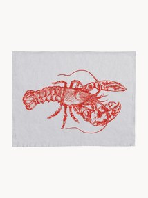 Ręcznie wykonana podkładka z lnu Lobster