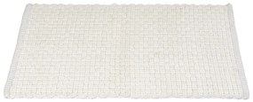 Biały tekstylny dywanik łazienkowy 50x80 cm Ecoli – Wenko