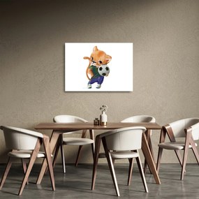 Obraz na szkle - Zwierzątko akwarelowe N⁰4 (70x50 cm)
