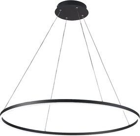Lampa wisząca LED GIOTTO 60W czarna 3508-42-101 Fabas Luce