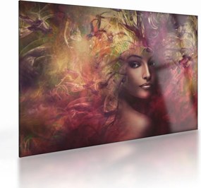Obraz na szkle - Fantastyczna kobieta (70x50 cm)