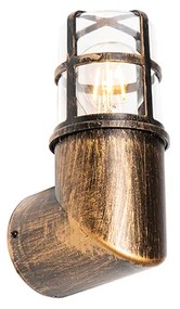 Zewnetrzna Vintage Lampa ścienna zewnętrzna antyczne złoto IP54 - Kiki Nowoczesny Oswietlenie zewnetrzne