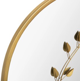Lustro dekoracyjne LEAVES, Ø 58 cm