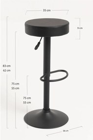 Taburete Kros Black
