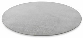 Dywan pluszowy Joy szary koło 200 cm x 200 cm